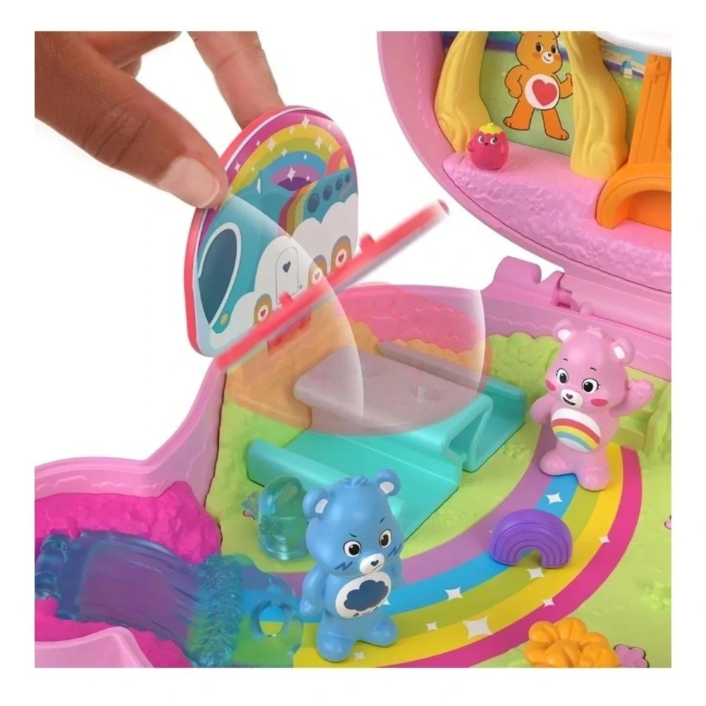 Polly Pocket x Care‎ Bears Playset Collectible Compact New Spring Toy Easter H